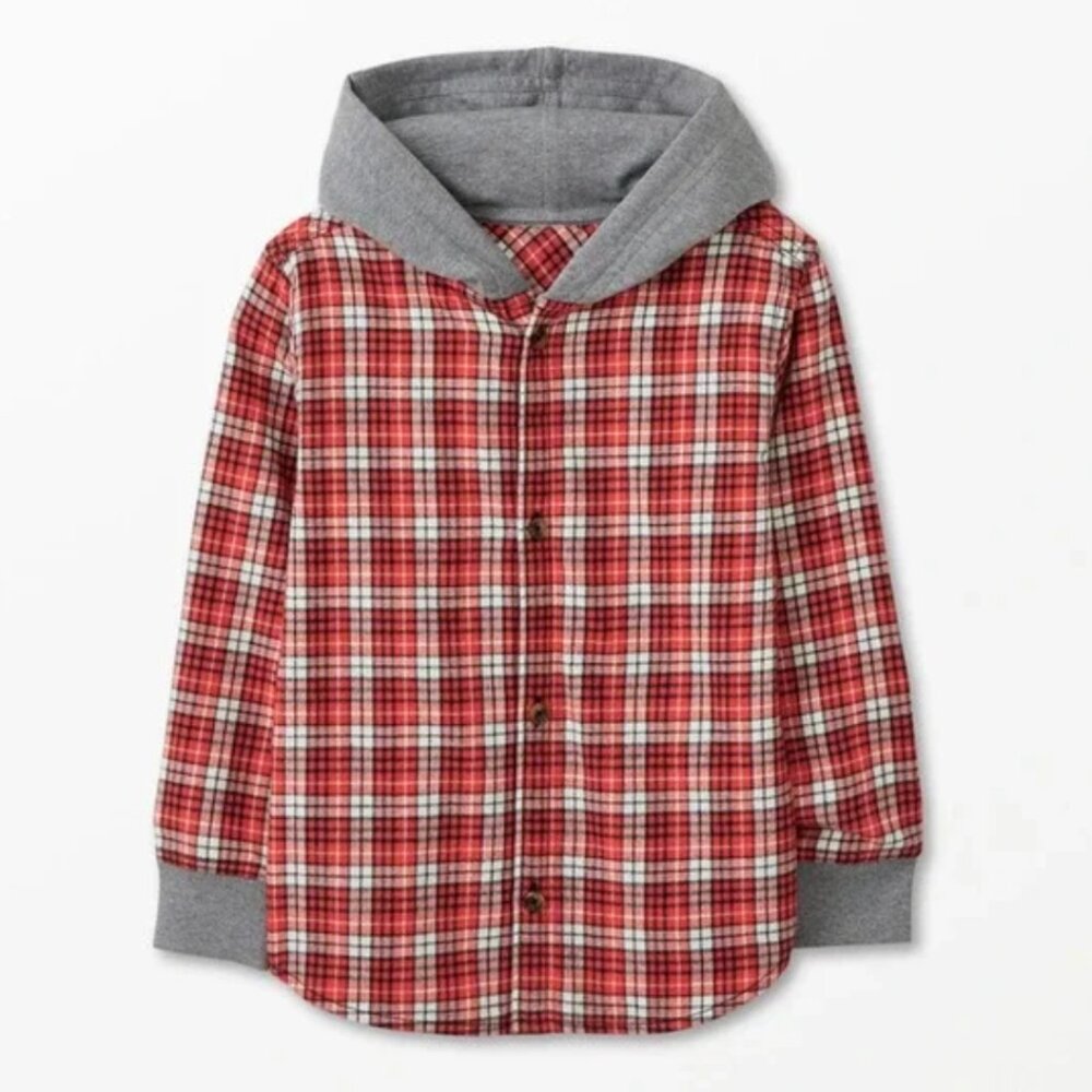 Hanna Andersson hooded flannel size 4 NWT